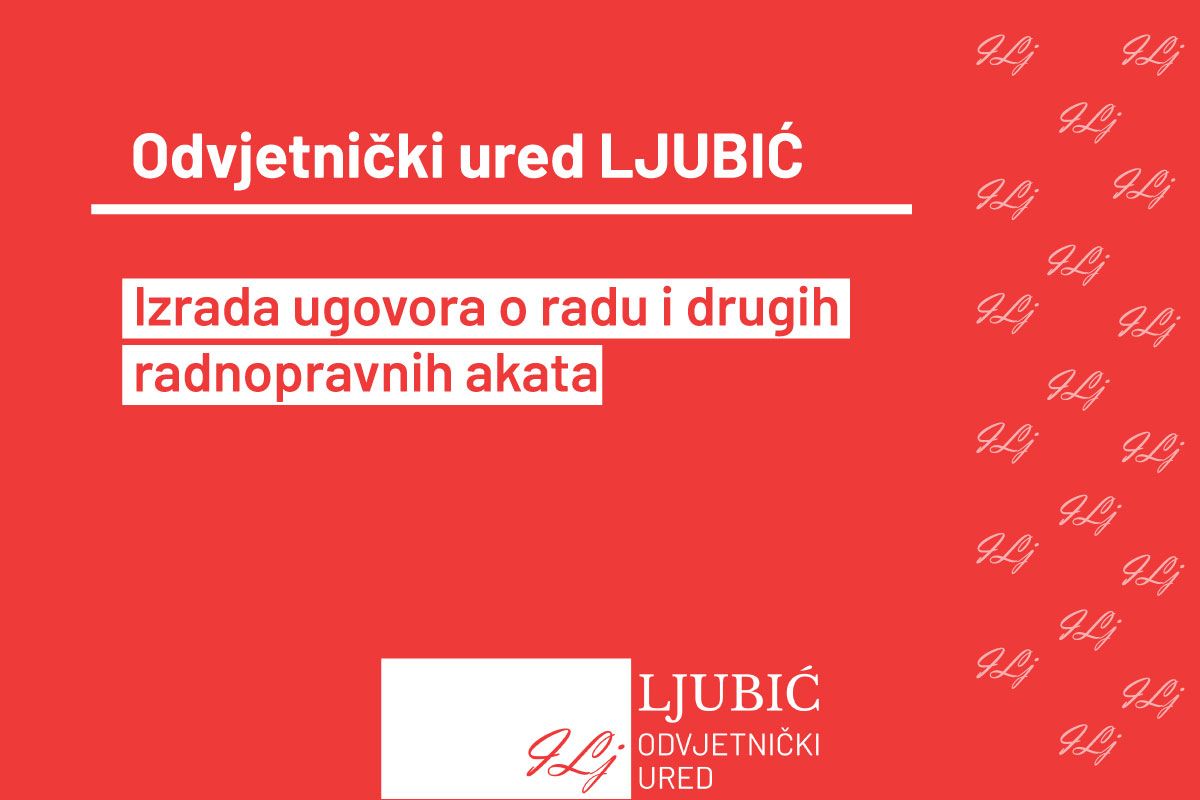 Izrada ugovora o radu i radni odnos zaposlenika i poslodavca