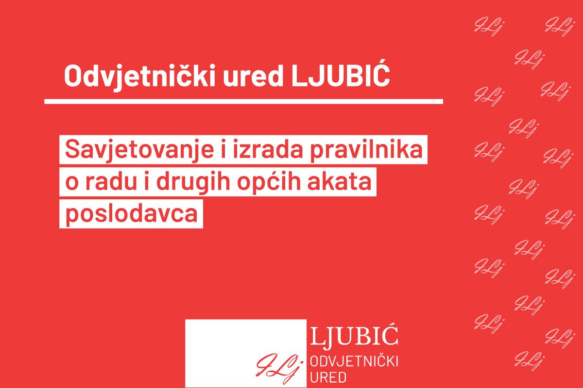 Pravilnikom o radu se uređuju plaće, organizacija rada, sistematizacija radnih mjesta te posebni uvjeti za zasnivanje radnog odnosa